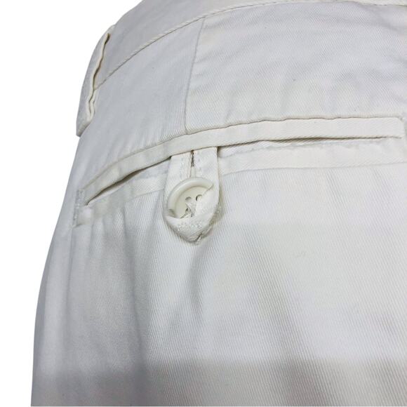 Gap Original White Khaki Original Boy Cut Wide Leg Distressed Trouser Style Pant - Picture 13 of 16